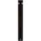 Ekena Millwork Austin Wrought Iron Bracket, (Single center brace), Antiqued Bronze 1 1/2"W x 7 1/2"D x 10"H BKTM01X07X10SAUABZ - alternate 2